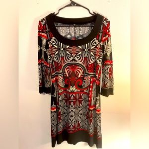 Black and red, modern Tiana dress